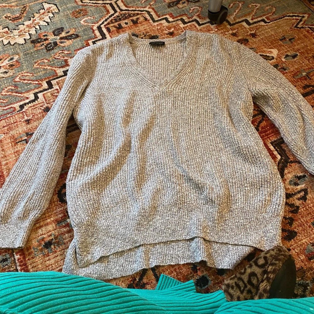 Top shop gray sweater